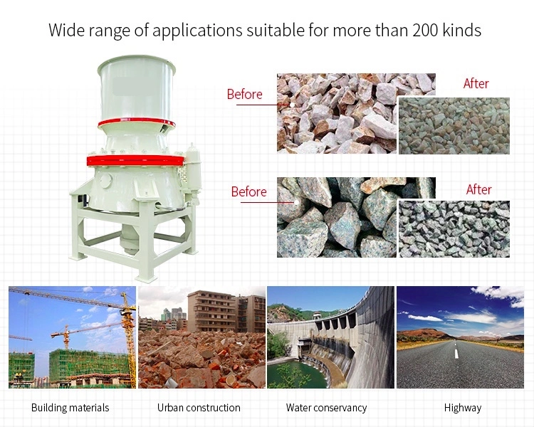 La capacidad hidráulica 500tph de la nueva Symons trituradora grande grande del cono de China de la máquina compuesta de la trituradora del cono cubre con cinc el mineral en venta