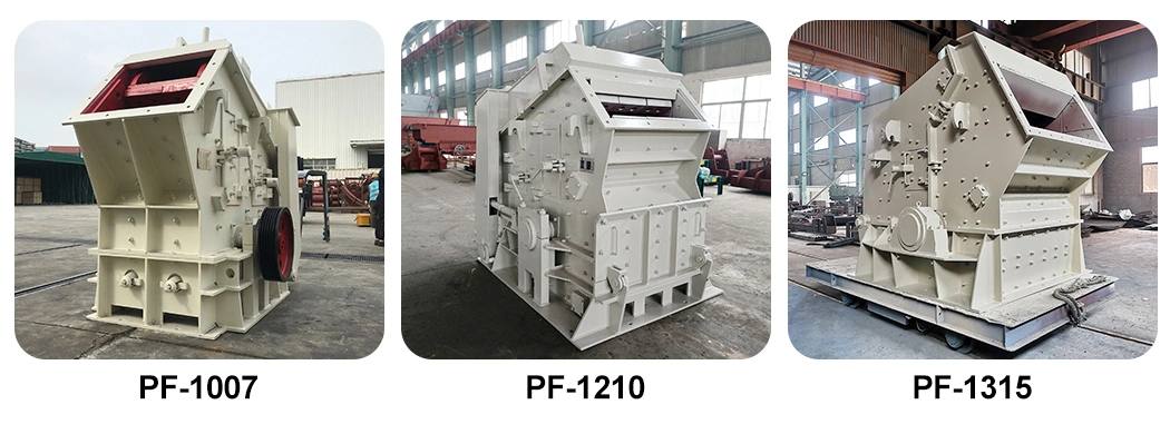 La mejor trituradora de impacto de la piedra de la cavidad de la calidad PF1007 PF1010 PF1210 PF1214 PF1315 dos/tres con buen precio