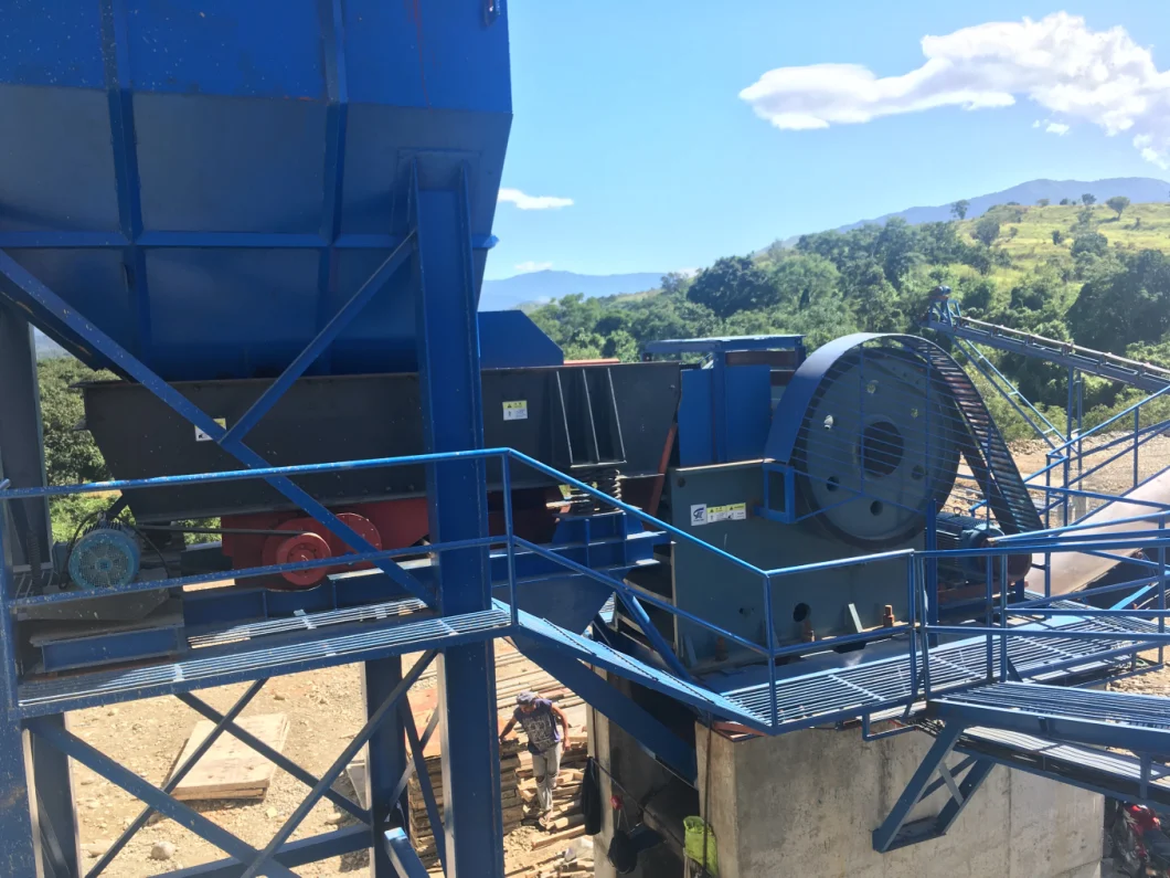 Alimentador vibrante del grisáceo para la mina y la planta de mina (ZSW600X1300) a Perú