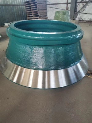 Los bastidores del manganeso de la trituradora del cono cubren el traje del trazador de líneas del cuenco para  H3800 4800 CH440 CS440 HP300 Metso