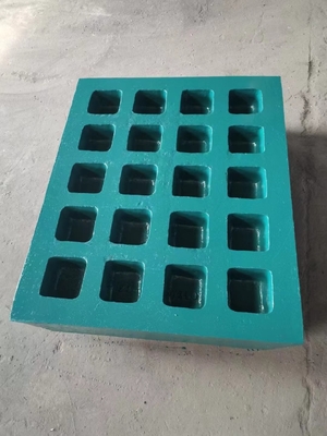 Placas del desgaste de la trituradora de mandíbula de los recambios de la trituradora de piedra del acero de aleación PE600*900