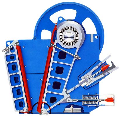 Máquina de trituración de mandíbulas primaria de gravedad