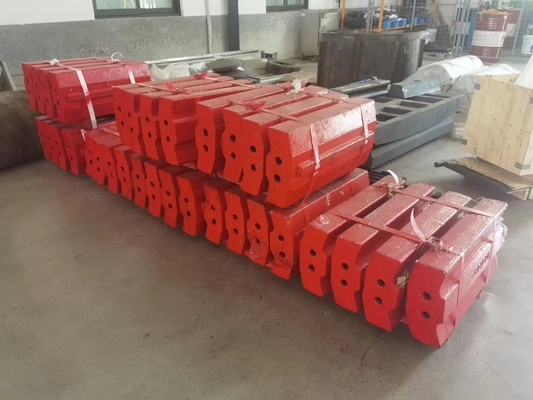 Piezas de la máquina de la trituradora del marco de la araña, altos recambios de la trituradora de martillo del cromo