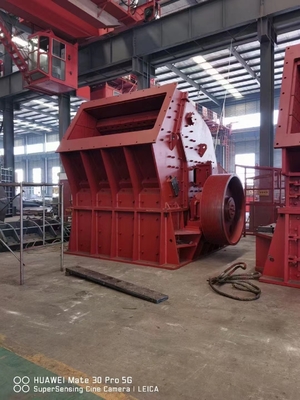 Estructura simple y trituradora concreta de la roca de la operación fácil, trituradora de impacto doble del rotor