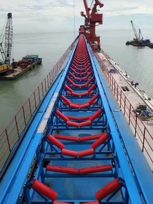 Capas carboníferas del transportador de correa de transferencia 4 o 5 para la mina que machaca la planta