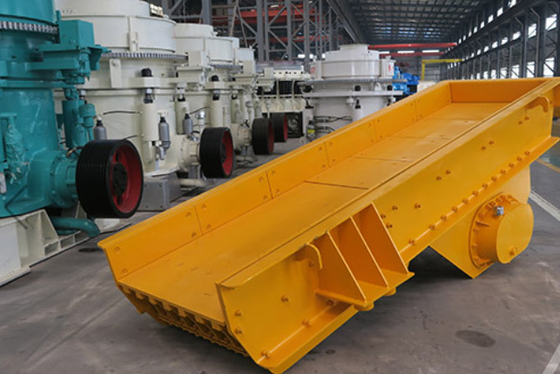 Alimentador vibratorio linear vibrante del grisáceo de la mina del alimentador GZD490x110 de la piedra de acero del manganeso
