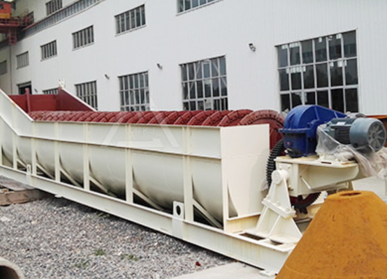 Capacidad grande del espiral del tornillo de la grava de la máquina 240 TPH del tamiz vibratorio del tamiz de la arena 11KW*2