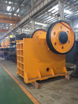 Máquina de la trituradora de mandíbula de la arena del cuarzo, equipo fijo de la trituradora de la explotación minera de la roca del conjunto completo