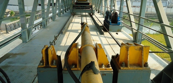el transportador de correa de transferencia de la mina de carbón 380V 250kW inclinó el flanco de goma