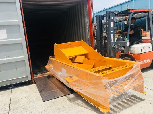 Alimentador vibrante minero GZT 0940 560m m del grisáceo electromágneticos